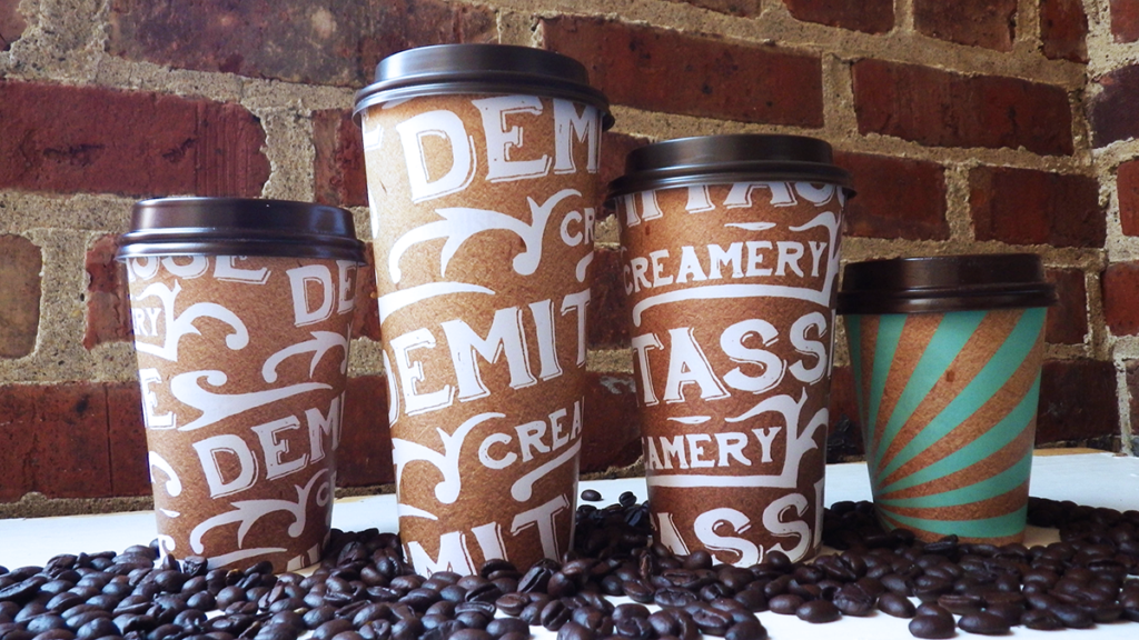 Demitasse Creamery Packaging Design