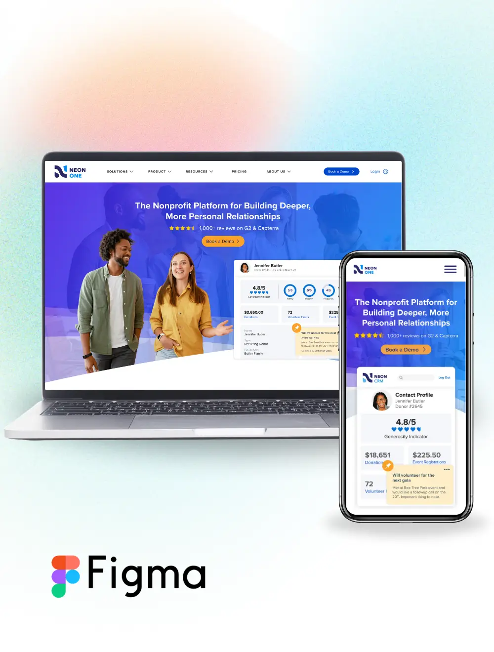 Neon One Homepage Redesign